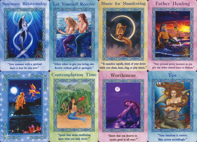 Magical Mermaids and Dolphins Dala Tarot