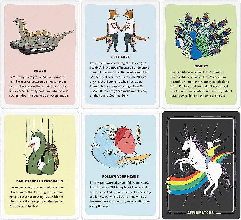 Affirmators! 50 Affirmation Cards Deck to Help You Help Yourself