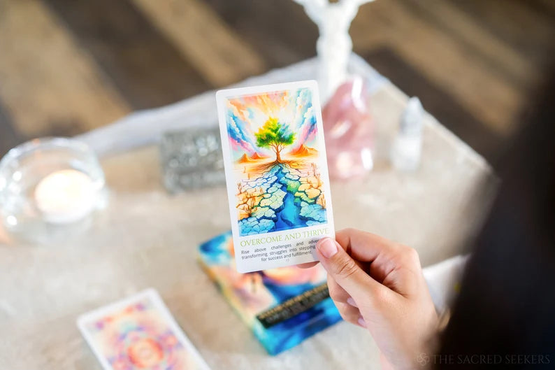 Watercolor Healing Oracle Cards