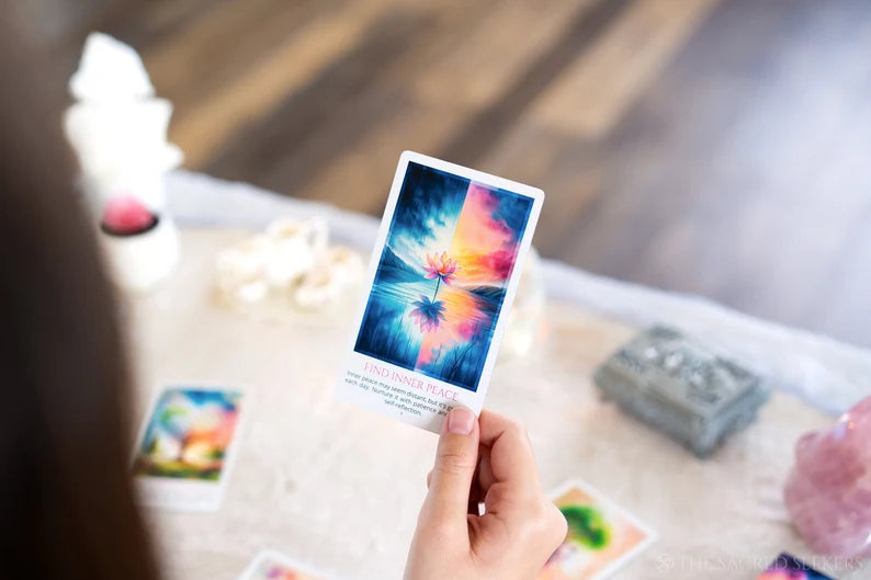 Watercolor Healing Oracle Cards