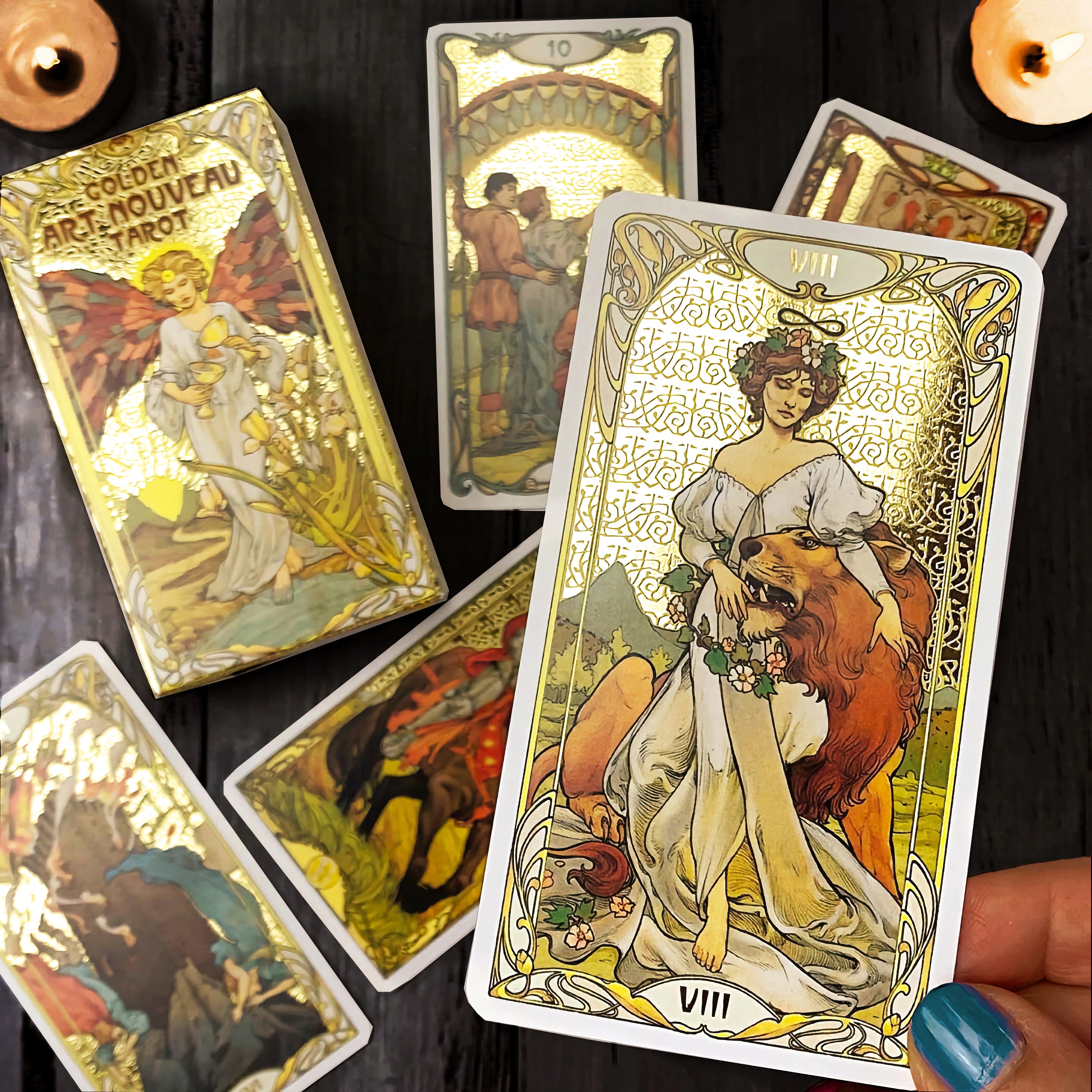 Golden Art Nouveau Tarot